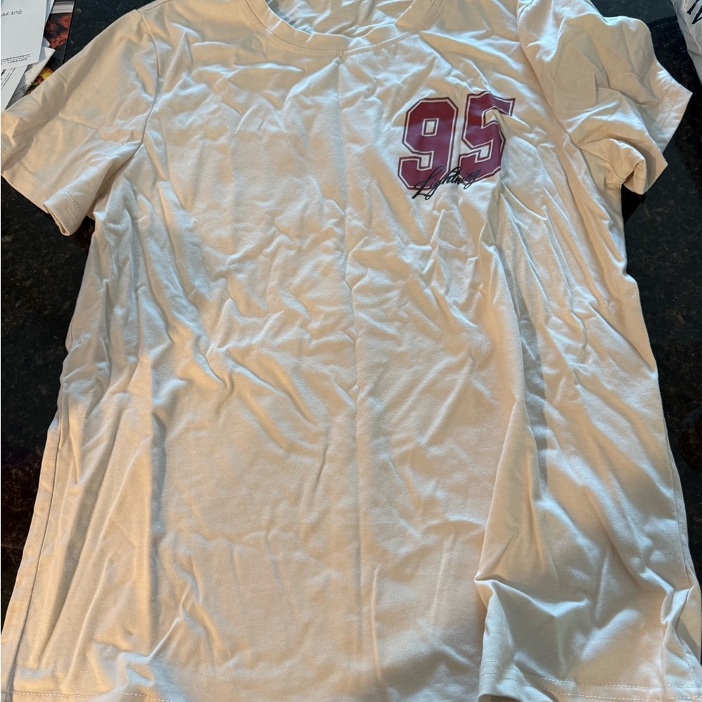 Tan Lighting McQueen Tshirt